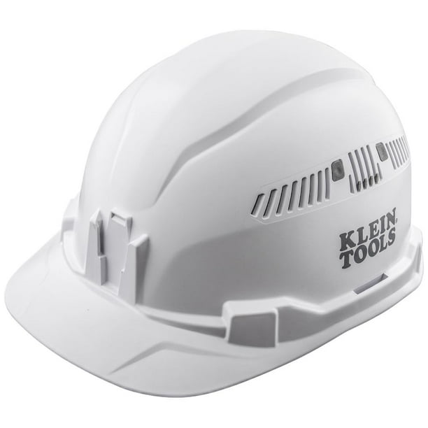 Hard Hat Klein Tools 60105 con tapa ventilada, estilo blanco