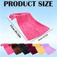 thumbnail image 3 of Microfiber Bath Hand Towels, Cosmug Soft Absorbent Towels, Daily Use Quick Dry Towels, for Bathroom Shower, Gym Workout and Travel Carry, 35 x 75 CM, Black, 3 of 5