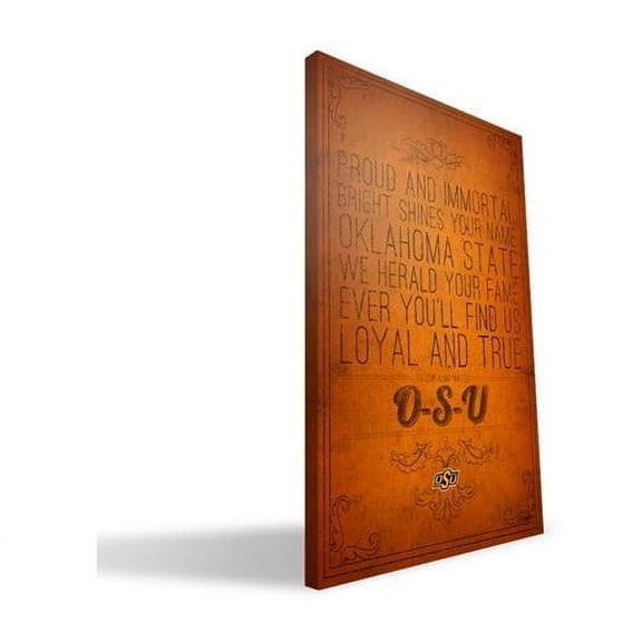Oklahoma State Song 24x36 Canvas