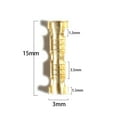 thumbnail image 3 of 100Pcs Car Brass Copper 0.5-1.5mm Crimp Electrical Connector Wire Terminal Kit, 3 of 8