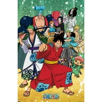 One Piece: Wano Country - Samurai Crew Wall Poster, 14.725" x 22.375"