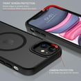 thumbnail image 6 of iPhone 11 Phone Case, iPhone 11 Case [Compatible with MagSafe][Car Mount Supported] Magnetic Translucent Matte Smooth Slim Thin Shockproof Protective Cover for iPhone 11 6.1, 6 of 18