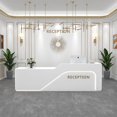 thumbnail image 2 of Receptionist Lectern Reception Desk Podium White Checkout Liquid Bar Hair Salon Counter Register Pulpitos Bureau Shop Furniture My Lux Decor Round, 2 of 16