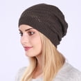 thumbnail image 4 of Yoyauz Warm Lazy Beanie - A soft Everyday Beanie With A Chunky Knit Fabric, 4 of 5