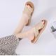 thumbnail image 4 of Pantuflas de fondo plano para mujer tejidas informales de tendencia cómoda de nuevo estilo de verano Wmkox8yii  hj789, 4 of 9