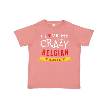 

Inktastic Belgian Family Crazy for Dark Gift Toddler Boy or Toddler Girl T-Shirt