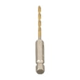thumbnail image 4 of 1pc HSS High Speed Steel Titanium Coated Drill Bit 1/4 Hex Shank 1.5mm-6.5mm, 4 of 14
