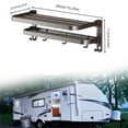thumbnail image 1 of 2-story RV Foldable Towel Rack For Wall Storage, Saves Space In Campers. 90° Folding Design Organizes RV Accessories Efficiently ,Easy to Use, 1 of 7