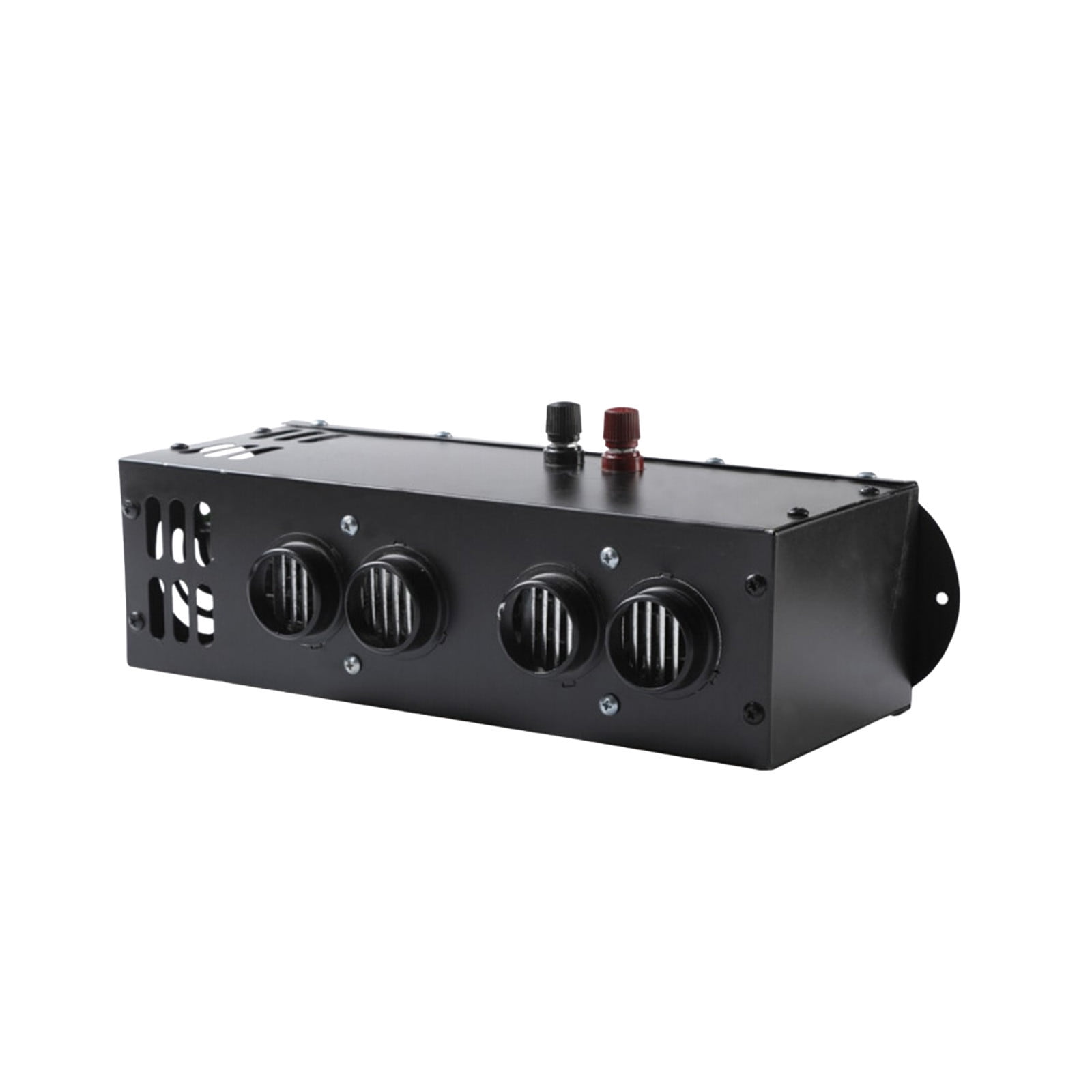 HHGBAD 12V/24V Car Heater, 800W Iron Auto Heater for Quick Heating & Defrosting, Twin Draught Outlets, Includes Mounting Kit, For Trucks & Vehicles