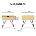 thumbnail image 6 of Finch Newell Side Table Natural, 6 of 10