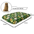 thumbnail image 2 of Leprechaun Pet Bed, Irish Themed Funny Cartoon Pattern of Penguin with Hat, Chew Resistant Pad for Dogs and Cats Cushion with Removable Cover, 24" x 39", Hunter Green Multicolor, by Ambesonne, 2 of 4