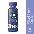 thumbnail image 2 of Chobani 20G Protein Low-Fat Greek Yogurt Drink Mixed Berry Vanilla 10 fl oz Bottle, 2 of 10