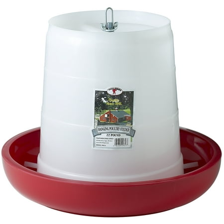 UPC: 0084369096577 | Miller Manufacturing 22-lb Red Plastic Hanging Feeder