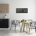 thumbnail image 2 of Stupell Industries Coffee Bar Casual Text Typography Kitchen Sign Graphic Art Gallery Wrapped Canvas Print Wall Art, Design by Lettered and Lined, 2 of 5