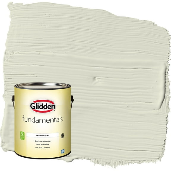 Glidden Fundamentals Pinch of Pistachio / Green Flat Interior Paint, 1 Gallon