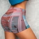 thumbnail image 4 of Fotbe Pastel Pink Beach Cafe Shorts Sin Costuras – Shorts Deportivos de Cintura Alta para Mujer, Elásticos para Gimnasio, Yoga, Running o Ciclismo-Medium, 4 of 8