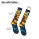 thumbnail image 2 of Fotbe Sunflower Starry Night Vibes Calcetas Divertidas Estampadas para Hombre y Mujer, Calcetas de Algodón hasta la Rodilla para Caminar, Correr, Enfermería y Embarazo, 2 of 6