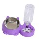 thumbnail image 5 of Comedero y bebedero inclinado para gatos, juego de comedero y bebedero Unique Pets Violeta, 5 of 9