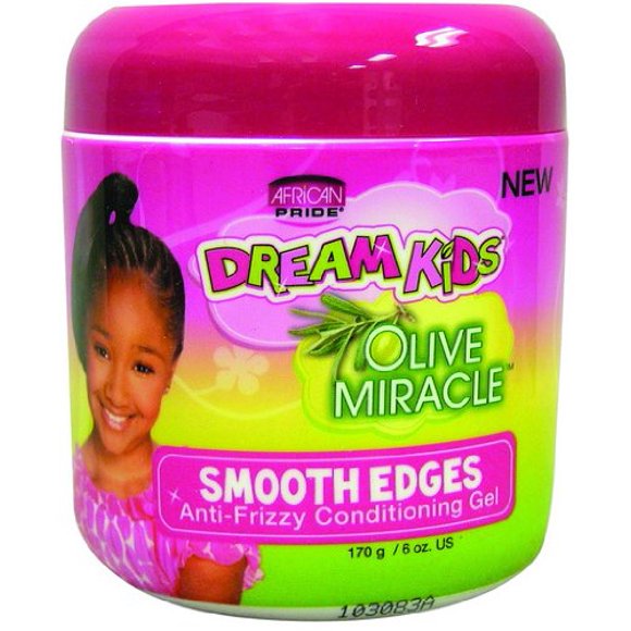 African Pride Dream Kids Olive Miracle Anti-Friz Conditioning Gel 6 oz
