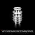 thumbnail image 4 of V-Type Pulley 6mm Bore 30mm Outer Dia Double Groove Aluminum Alloy for 6mm PU Round Belt with Installations, 4 of 5