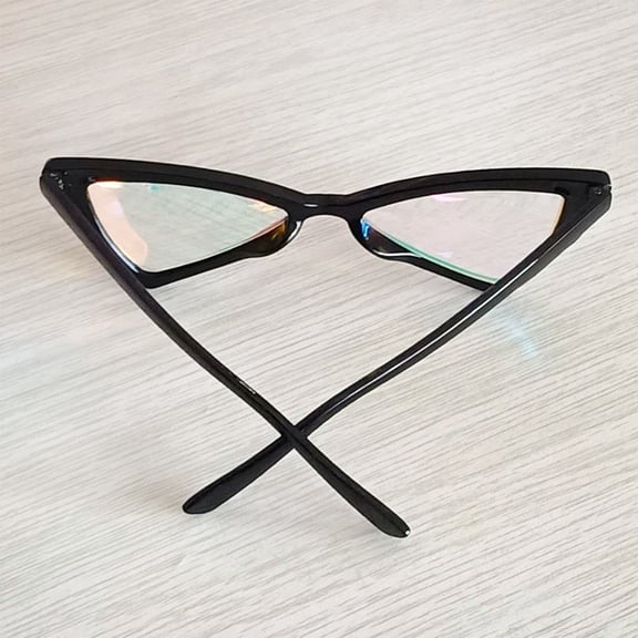 FENGGUIQU Back to School 1Set Cat Eye Sunglasses Eyewear in Black Anti-UV for Fashion-forward Designs