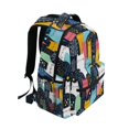 thumbnail image 2 of ALAZA Stylish Backpack Doodle Cute Rabbit Elementary Bookbag Personalized Laptop School Bags Travel Daypack, 2 of 6