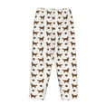 thumbnail image 5 of Goofa Labrador Retriever Dog Printed Soft Pajama Pants for Women, Wide Leg Comfy Casual Lounge Yoga Pants-, 5 of 9
