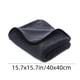 thumbnail image 3 of Toalla de lavado de autos de microfibra | Brocado de poliéster engrosado | Paño de limpieza de alta absorción | Suave sin arañazos | Gris | 40x40cm | Trapo de limpieza reutilizable para detalles, 3 of 5