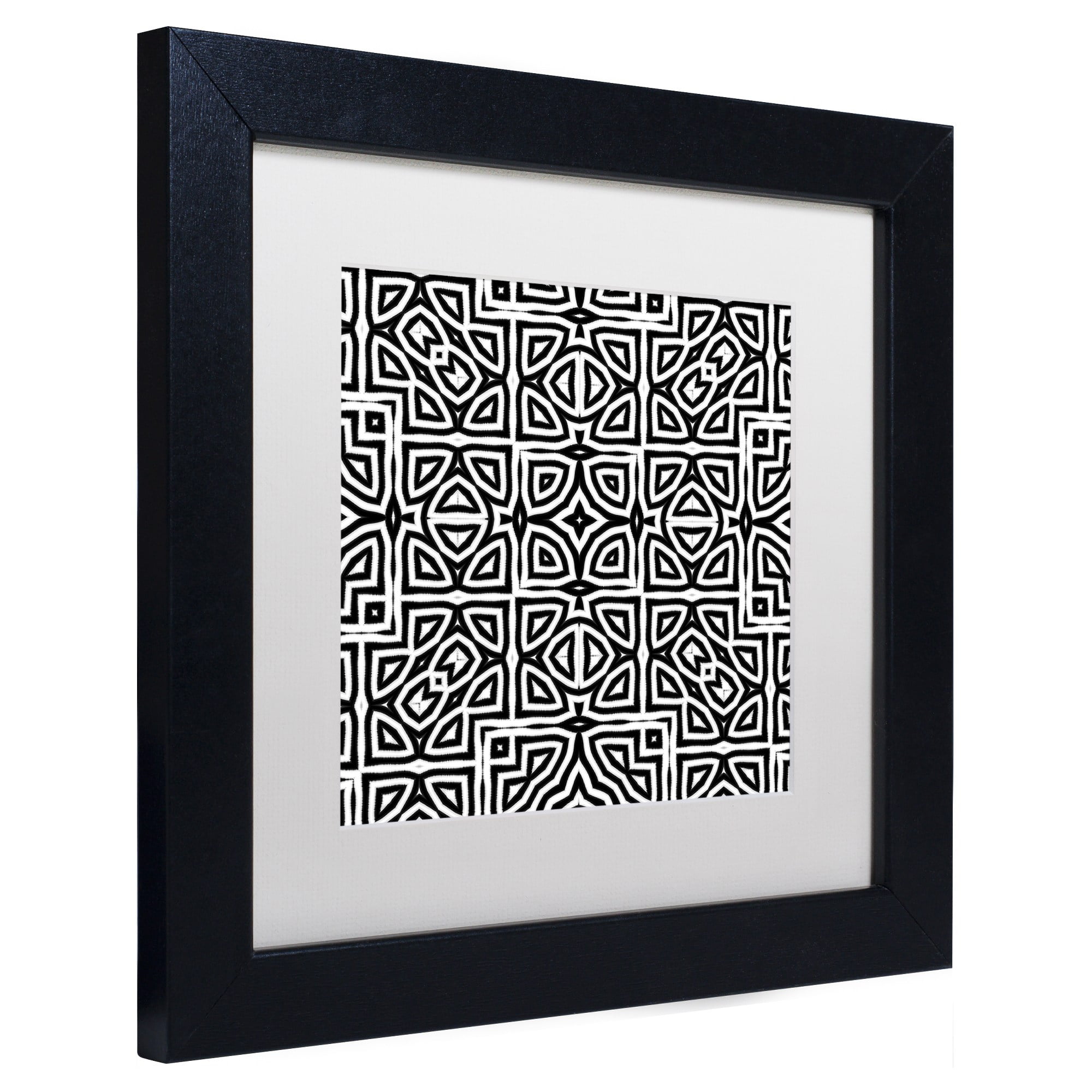 Trademark Fine Art "Alhambra" Canvas Art by Color Bakery White Matte, Black Frame