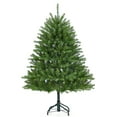 thumbnail image 1 of CazToi 4.5FT/138CM Árbol Navidad Artificial Incluye Luces LED Multicolor Base Plegable Decoración Interior, 1 of 7