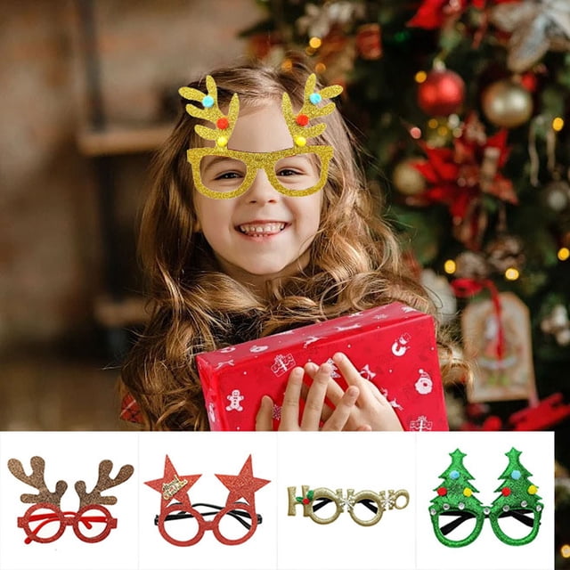 Dvkptbk Christmas Decorative Glasses