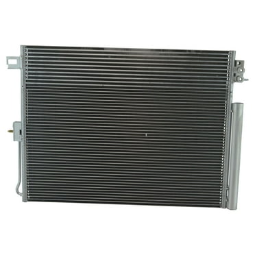 TRQ AC Condenser A/C Air Conditioning w/ Receiver Drier for Dodge Jeep ACA84568