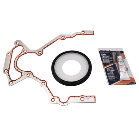 Rear Engine Crankshaft Retainer Gasket & Seal Kit Fits For 1998 - 2016 GM Chevy Cadillac