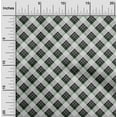 thumbnail image 2 of oneOone Cotton Flex Green Fabric Check with Texture Sewing Material Print Fabric by The Yard 40 Inch Wide, 2 of 4