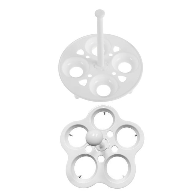 Moluckfu 4Ud Rejilla Plástica Para Hervir Huevos Con Universal Para Cocina En Hogar