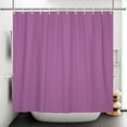 thumbnail image 3 of Lfeey Purple Shower Curtain Waterproof Fabric, Bathroom Decorative Curtains with 14 Hooks, 72"x84", 3 of 5