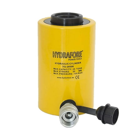 Hydraulic Single-acting Hollow Ram Cylinder (20tons - 2") (YG-2050K)