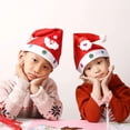 thumbnail image 3 of Gorros de Navidad Led, bonito gorro de Papá Noel para niños, adultos, decoraciones navideñas de Navidad 2023, regalo para Año Nuevo 2024, 3 of 4