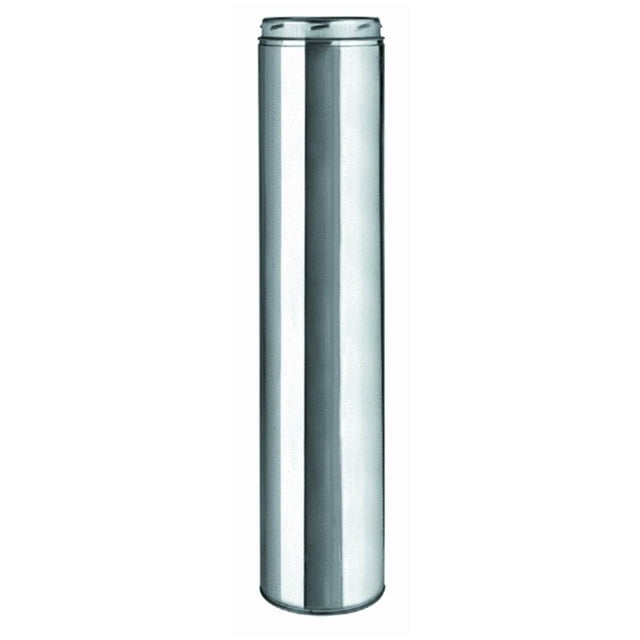 Tubo de chimenea Selkirk Corp 208036 8x36 de acero inoxidable