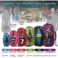 thumbnail image 3 of Bolsa de lona Bago, grande, 80 litros, para viajes de mujeres y hombres con bolsa de zapatos, 3 of 8