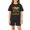 Dark Gray, variant on Grblisyd Boys Girls Summer Outfits Back to School Cute Letter Print Short Sleeve Crew Neck Top and Elastic Waist Shorts Set