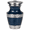 Blue, variant on Cresta Modern Small Aluminum Keepsake Cremation Urn for Human Ashes, Mini Urn with Secure Lid, 3 x 2 x 2 Inches, Black Blue Marble