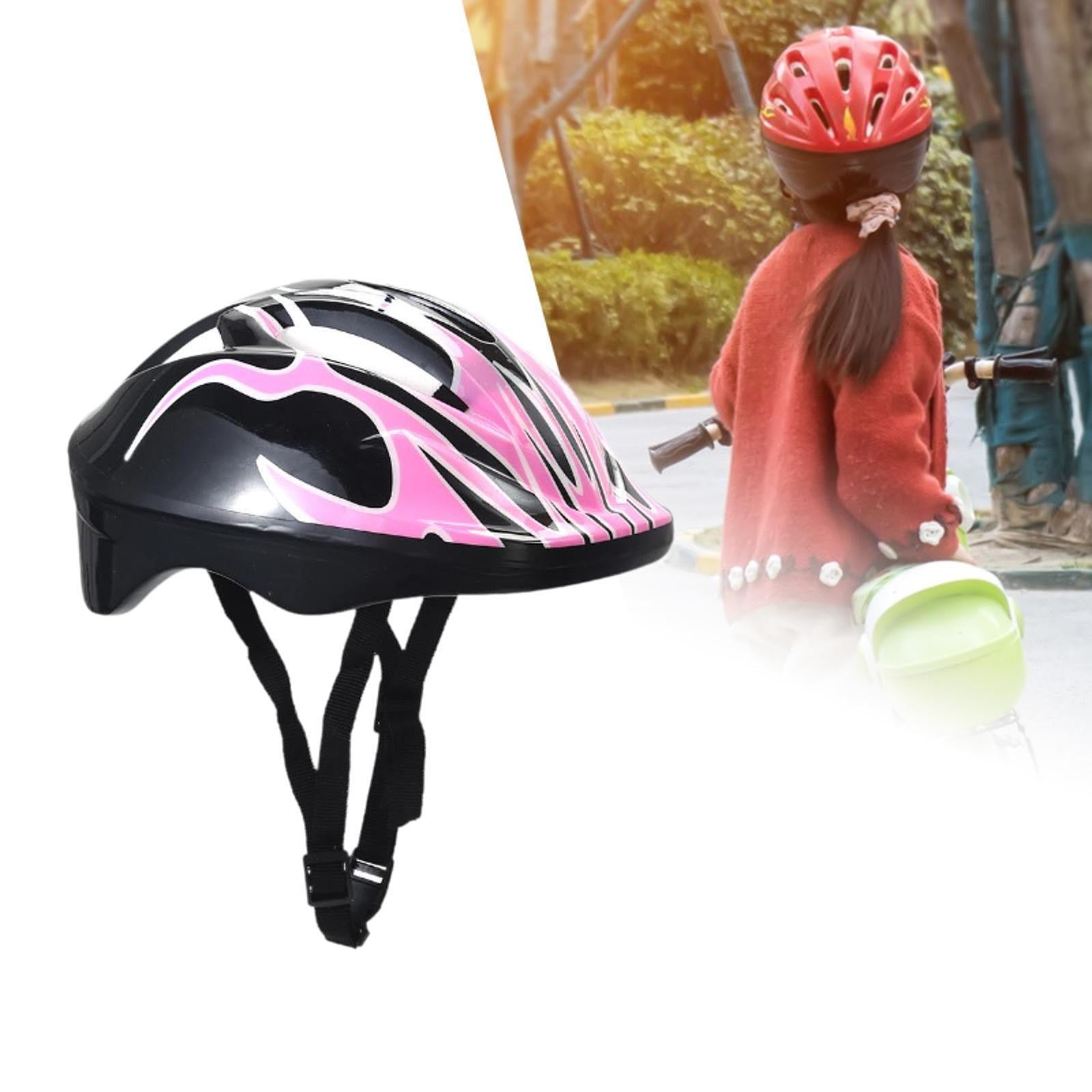 yotijay Kids Helmet, Roller Skating Helmet Portable Impact Resistant, Skateboard Pink