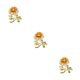 thumbnail image 4 of Qarigey Broches para mujer, alfileres de esmalte rosa, ropa brillante, decoración de joyería Naranja 3piezas, 4 of 6