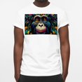 thumbnail image 3 of Monkey Classic White Cotton T-Shirt | 100% Cotton Men's Tee Shirt | Soft and Comfortable Plain Crewneck Top for Everyday Wear | Lightweight Breathable Fabric, 3 of 5