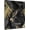 Black and Gold, variant on Eucalyptus Leaf Wall Art Sage Green Plant with White Floral Bathroom Canvas Wall Art Funny Inspirational Painting Wood Framed Prints Wall Decor for Living Room Bathroom Dorm,12x16 inches