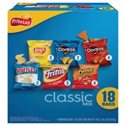 Pack of 2 Frito Lay Classic Mix Variety Pack Chips, 18 ct (Package May Vary)