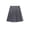 18#Gray, variant on Knee‑Length Skirt for Girls School Skirt Vertical‑Pleat Structured Cut High‑Waist Midi Uniform Skirt