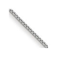 thumbnail image 3 of 14K White Gold .90mm Box Chain Necklace Size 26, 3 of 3