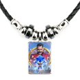 thumbnail image 3 of Collar de cuentas de obsidiana de Sonic The Hedgehog, accesorios periféricos de juego para mujeres, collar con colgante de moda, regalos para niños, 3 of 5